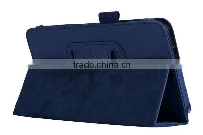 Magnetic Folio Stand Flip Leather Case for HP Steam 7