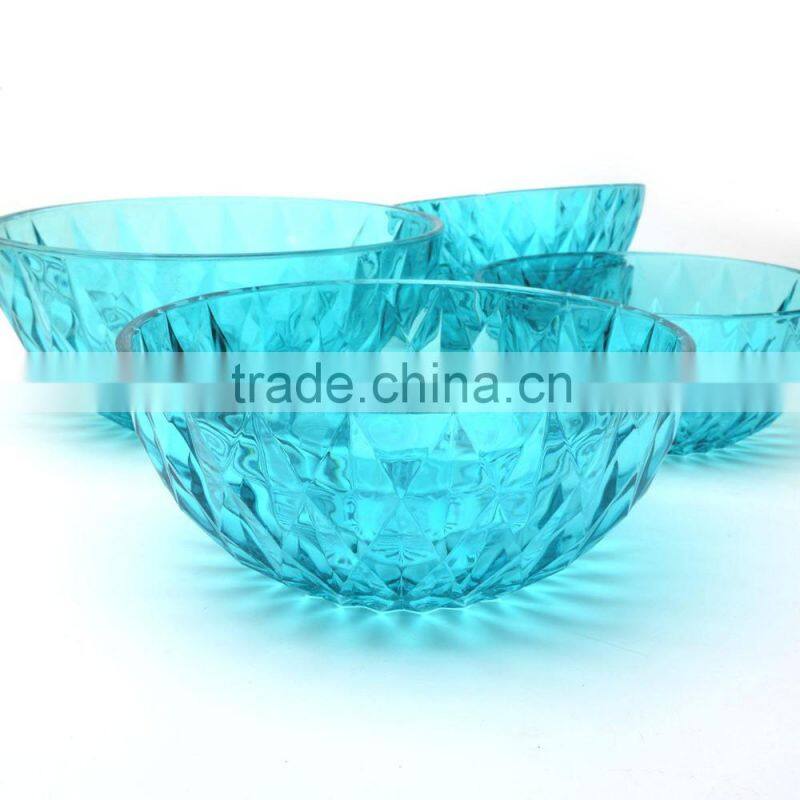 blue glass bowls glass fruit bowl set