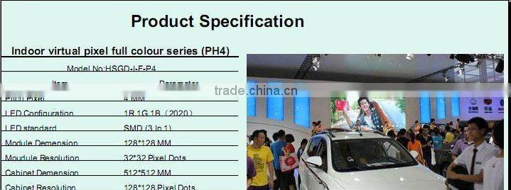 alibaba express Shenzhen China factory direct p4 smd indoor led module