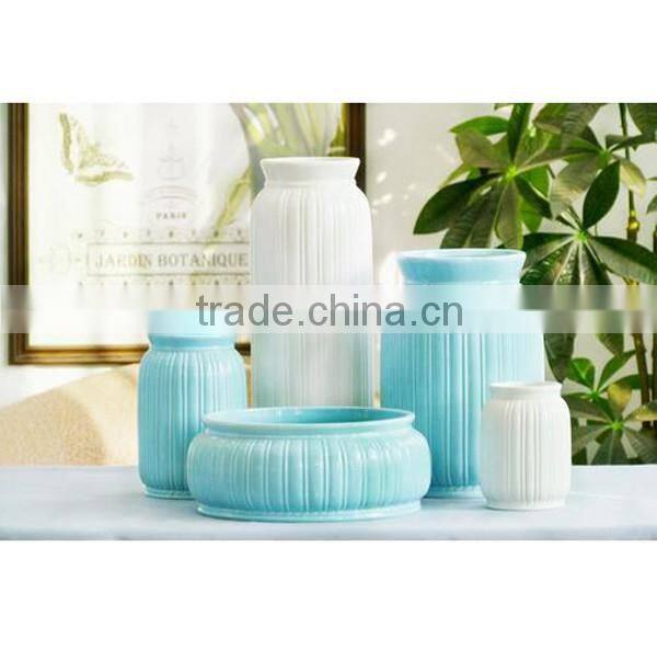 American country style decorative ceramic flower vase