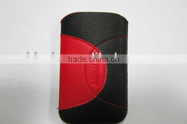 Factory Price PU Leather Mobile Phone Pouches