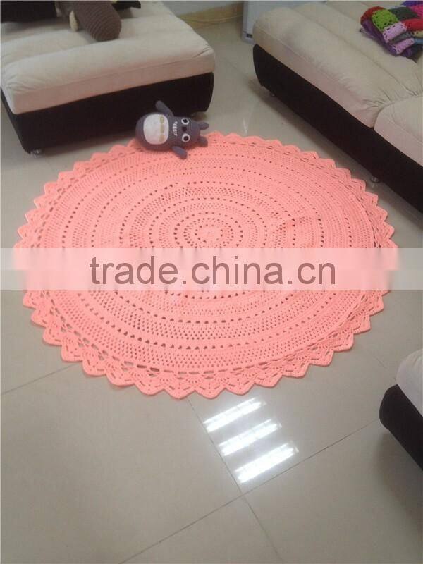 Factory crochet knitting rugs for babies Crochet floor hand rugs