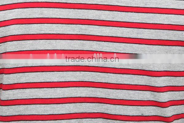 Hot sales mens stripe v-neck teeshirt