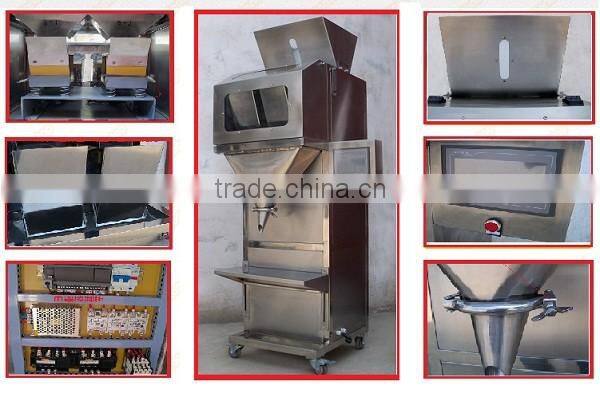 500g and 1kg Granule Filling Machine for rice / sugar / beans / nuts