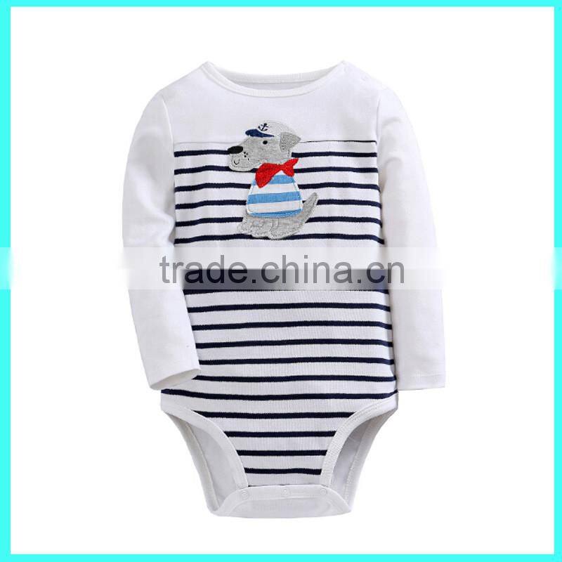 Wholesale fashion style infant's Long sleeve autumn new arrival baby romper