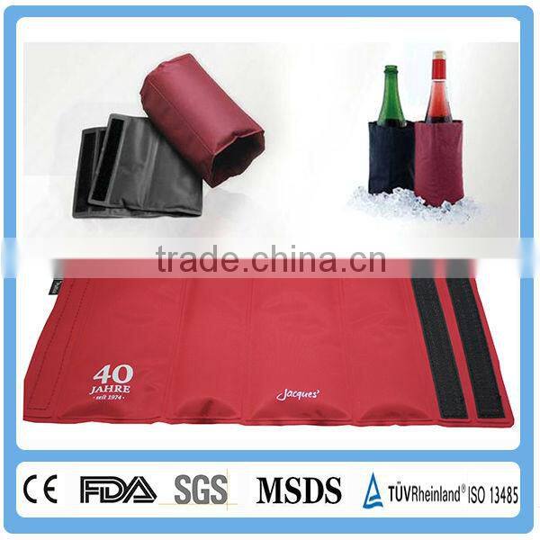 Acrylic wine cooler bucket wine bottle cooler bag for food and drink