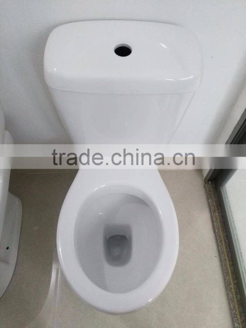 china product sanitary ware wc toilet bowl bathroom two piece toilets ceramic washdown s trap toilet Y803
