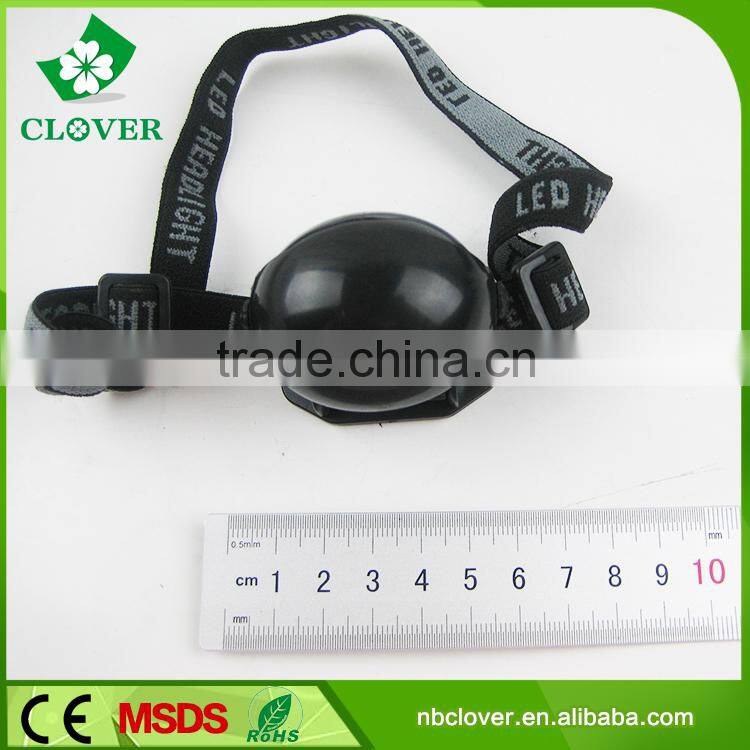 ABS material 50 lumens 2 LED high brightness most powerful headlamp