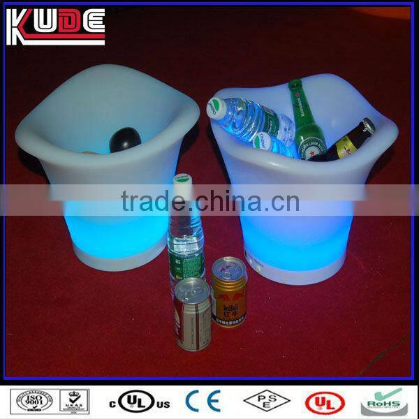 LED Luminous Barware plastic led ice bucet
