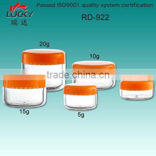 empty cosmetic jars / round jars