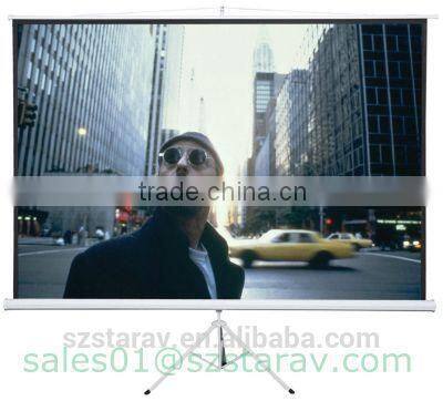 Cheap Tripod Standing Projection Screen Portable Tripod Projector Screen