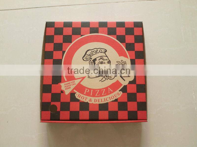 italian customised colorful pizza box/high quality and reasonable price pizza box