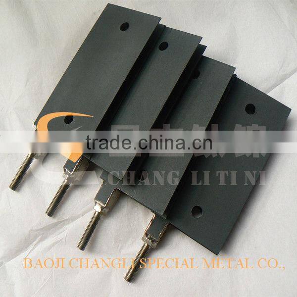 DSA titanium anode for sodium hypochlorite generator