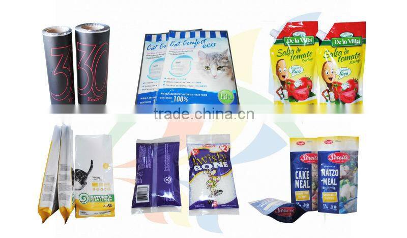 Liquid stand up pouch with spout /stand up bag with Nozzle