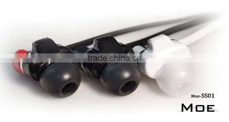 MOE SS01 Twin-Driver System High Fidelity Stereo Headphones In-Ear Earphones