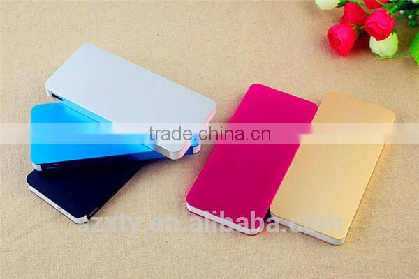 2015 Best Power Bank 10000mAh Rechargeable With Stainless Steel Design NEW Lipstick External Style, power bank double usb