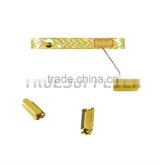 New luxury design Silver Diamond Housing Middle Plate for iPhone 4S Arrow Design Golden Color