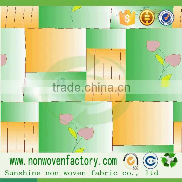 Sunshine printed nonwoven fabric pp spunbond nonwoven raw material in china