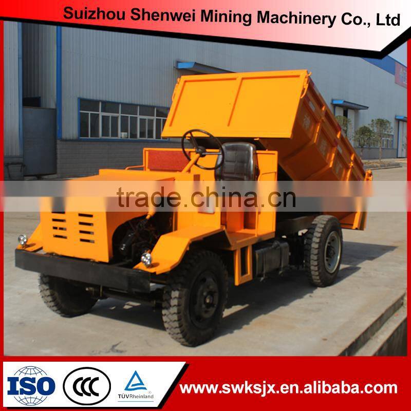 4 wheel dump cargo vehicle for farm