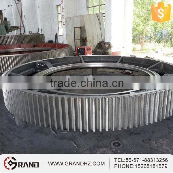 High quality steel casting Cement Kiln Ring Gears with high precision