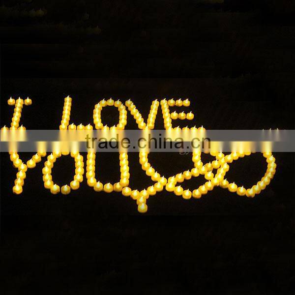 Wholesale Rechargeable LED Tea Light Candles Yellow