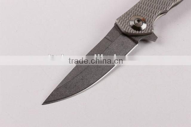 OEM Titanium handle D2 survival knife