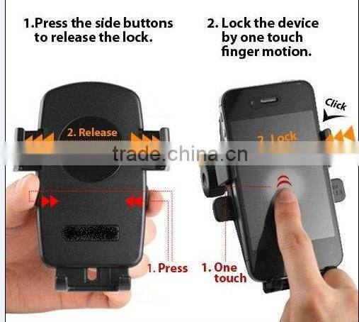 auto-lock holder for smartphone