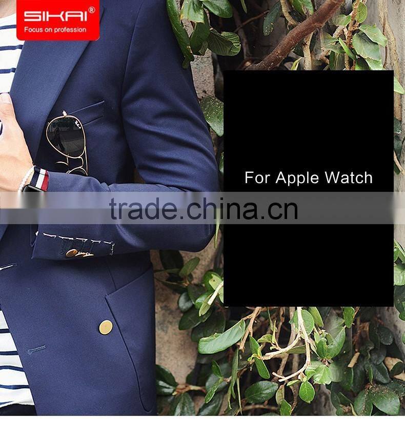 Luxury Woven Nylon Watch Band For Apple Watch Loop For iwatch Smart Watch 38mm 42mm