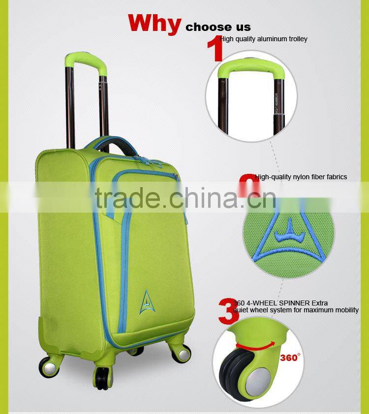 Customized china quality vintage travel luggage sets for wholesale