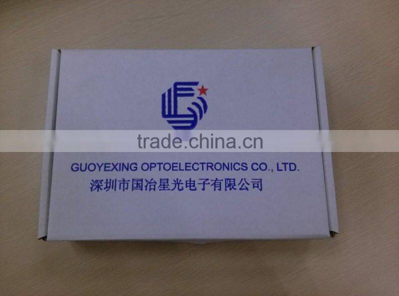 White emitting color led display digit 7 segment for indoor control use black surface 1 digit