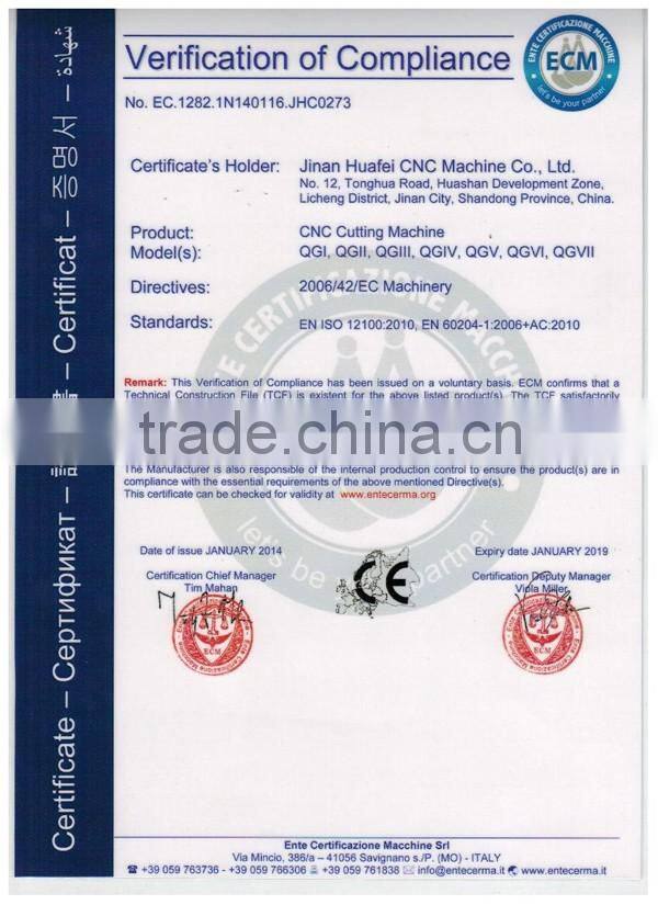 Huafei Table Type Cnc Plasma Cutting Machine With Plasma Cutting Torches