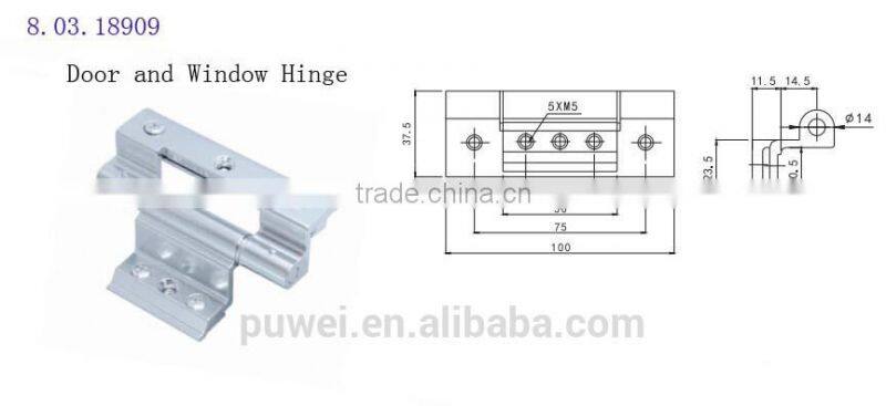 Casement Window and Door Hinge, Hardware Products / 180 Degree Hinge