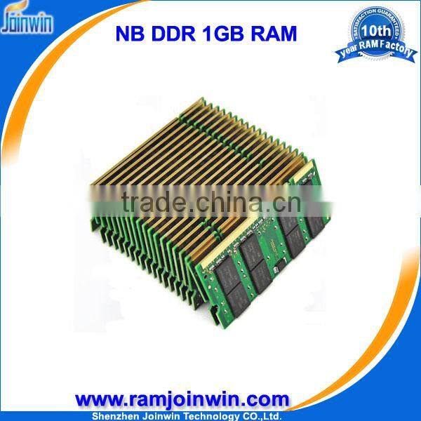 Best price non ecc 64mb*8 dram pc3200 1gb for laptop