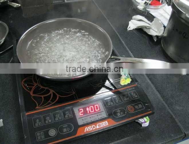 Nonstick Aluminium fry pan with stainless steel handle