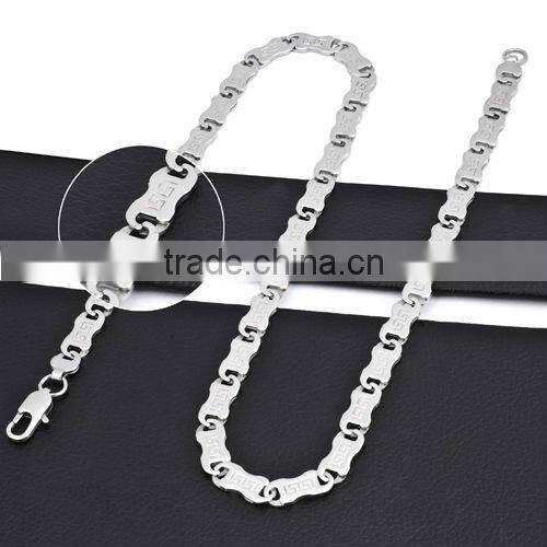 New Stainless Steel Sideways Cross Necklace(RN10034)