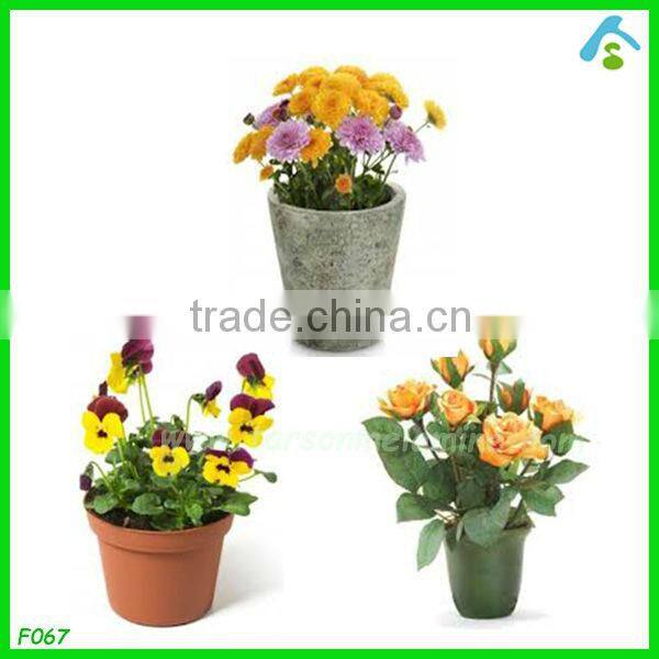 handicraft flower pots , decorative plastic flower pot