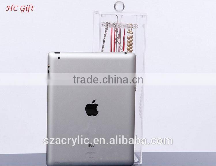 High transparent import small acrylic necklace display box jewelry display box