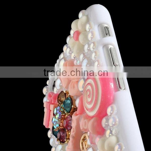 High quality 3D Rhinestone case, manufacture for apple iphone 6 case