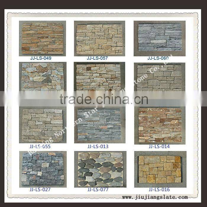 Natural castle stone corners loose stone for wall construction
