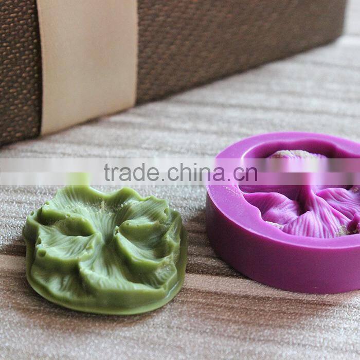 Single Flower Style Silicone Soap Molds , Fondant Mold Tool , Silicone Chocolate Mold