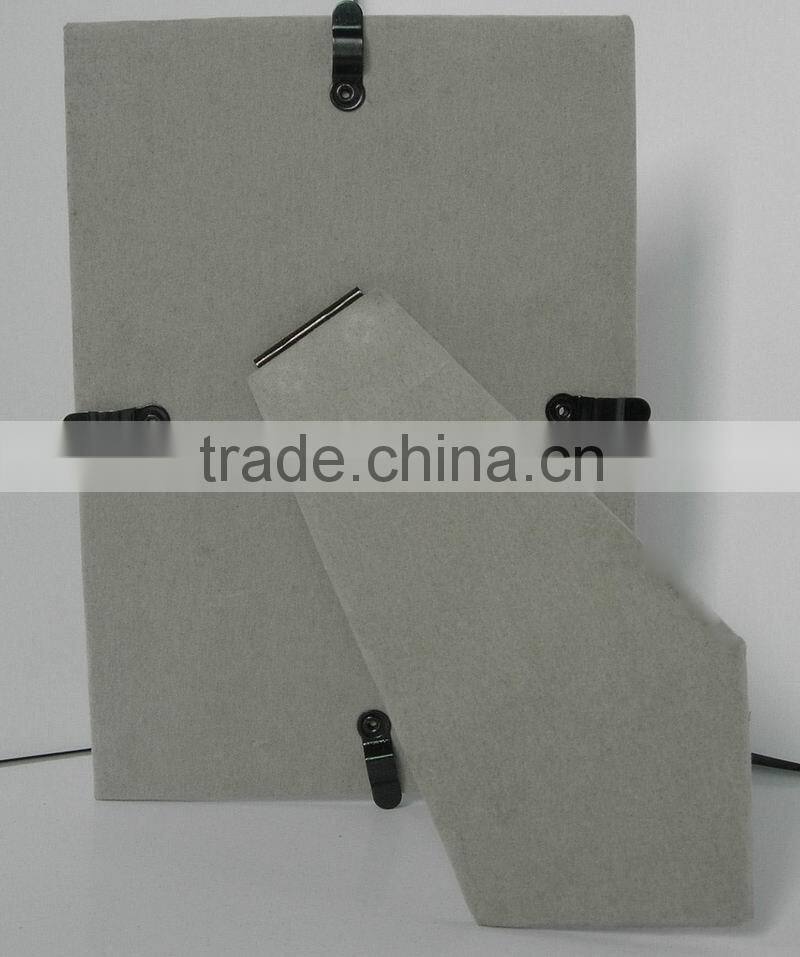 flocking photo frame easel back