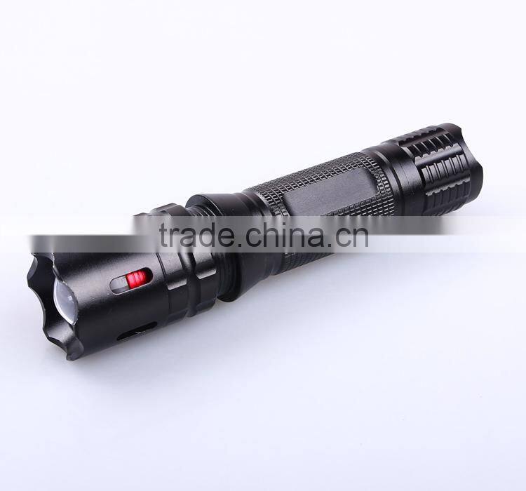 Hiph Power Zoom Aluminum Flashlight , XP-E R2 LED Torch