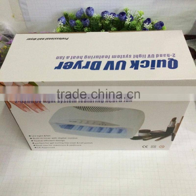 54w led uv nail lamp 6 tubes nail polish nail art