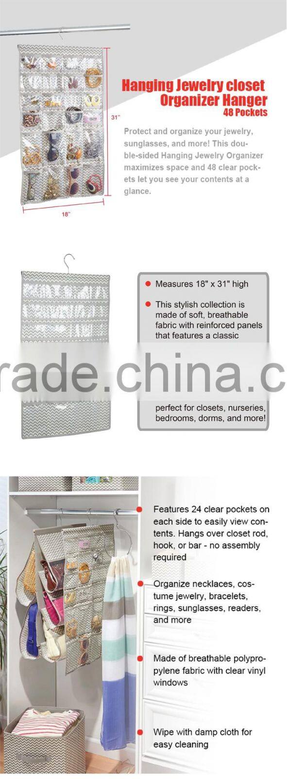 2017 new style wholesale jewelry hanging organizer