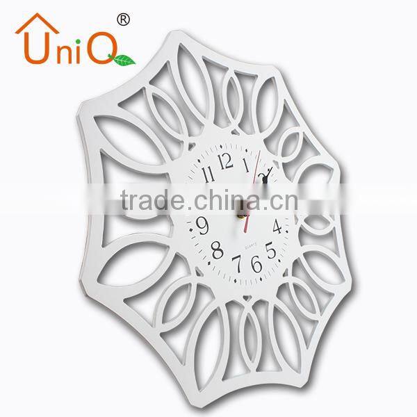 hot selling home decrative wood mdf wall clock