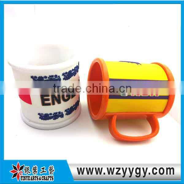 charm 3D pvc mug cup for girls