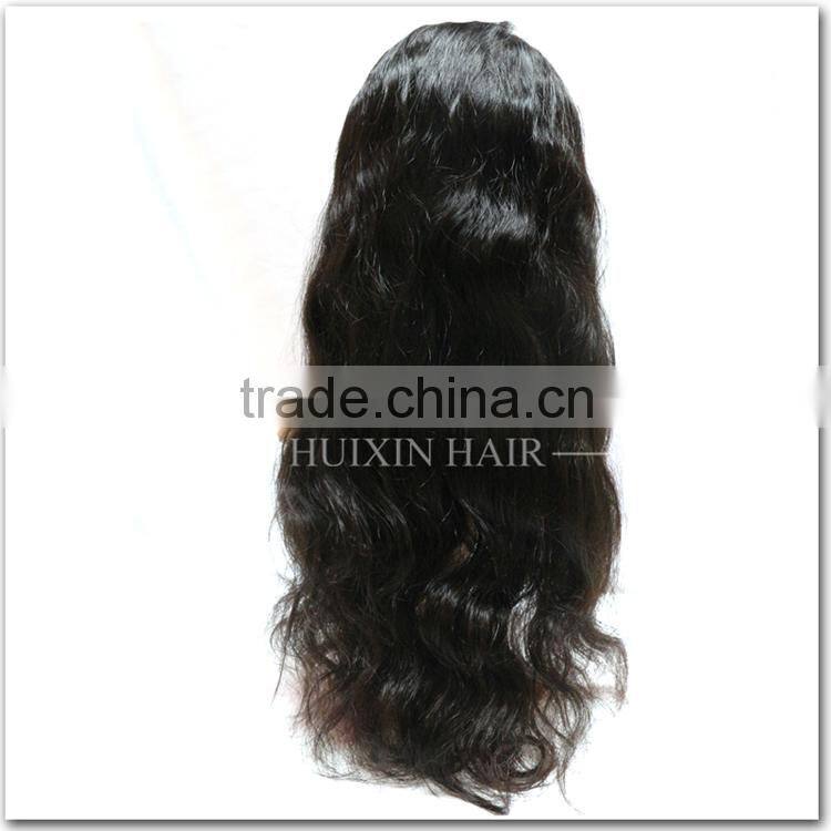 2016 Online shopping human hair wigs shedding and tangle free peruvian hair
