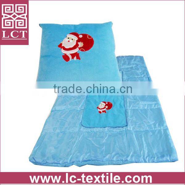 supply latest design open as a blanket softest folding pillow with custom embroidery(LCTP0004)
