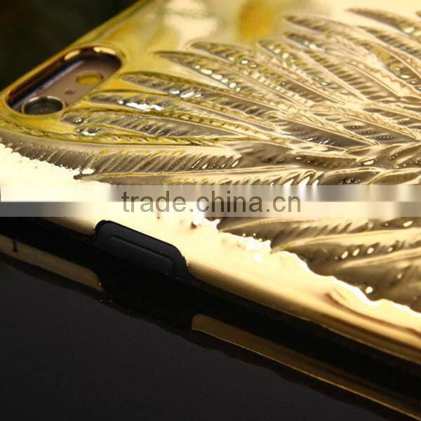2015 Fashion new design Angel's Wings plastic mobile phone case