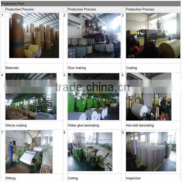 China flexographic printing brown adhesive kraft paper